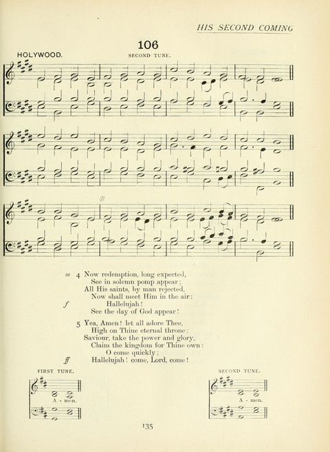 The Church Hymnary page 135