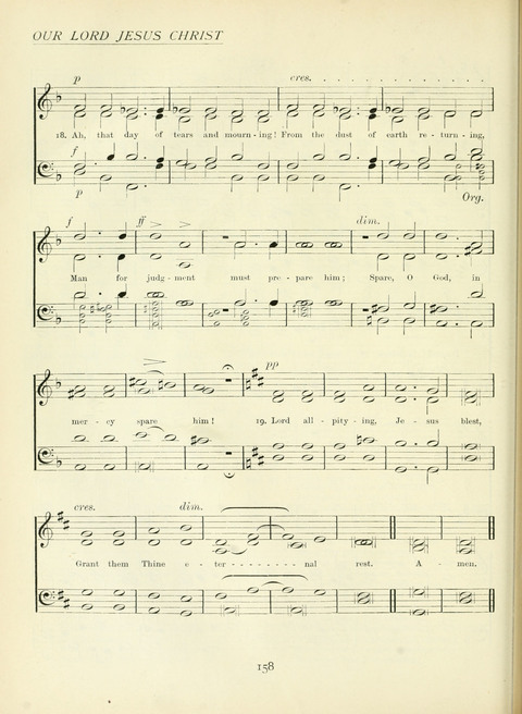 The Church Hymnary page 158