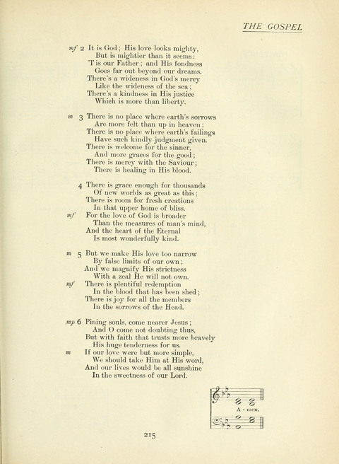 The Church Hymnary page 215