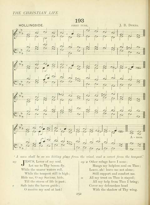 The Church Hymnary page 252