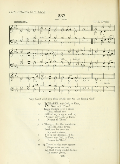 The Church Hymnary page 306