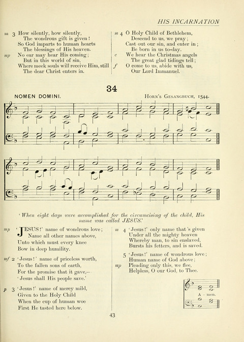 The Church Hymnary page 43