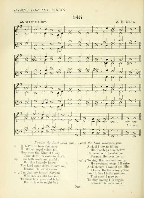 The Church Hymnary page 692