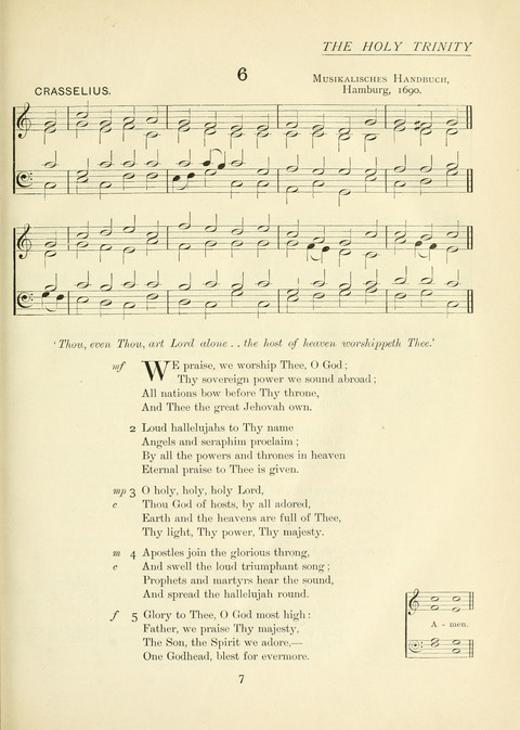The Church Hymnary page 7