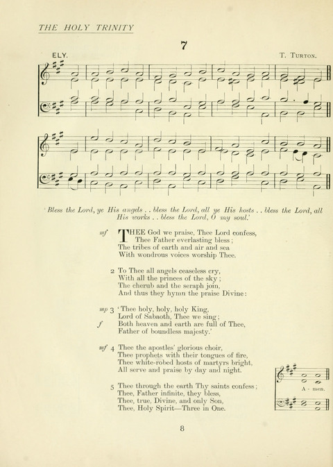 The Church Hymnary page 8