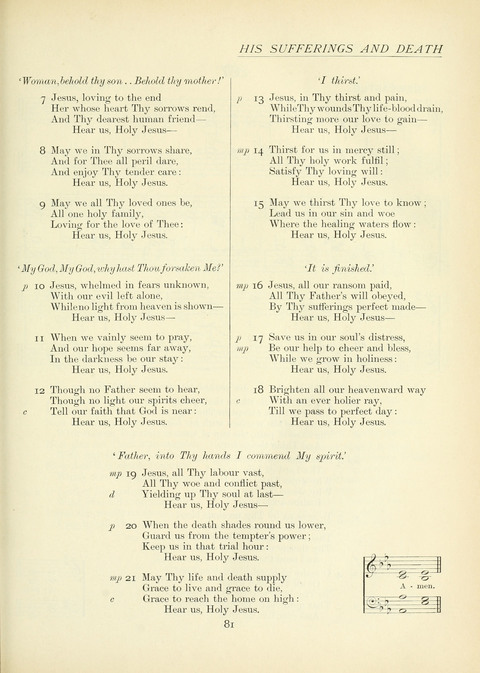 The Church Hymnary page 81