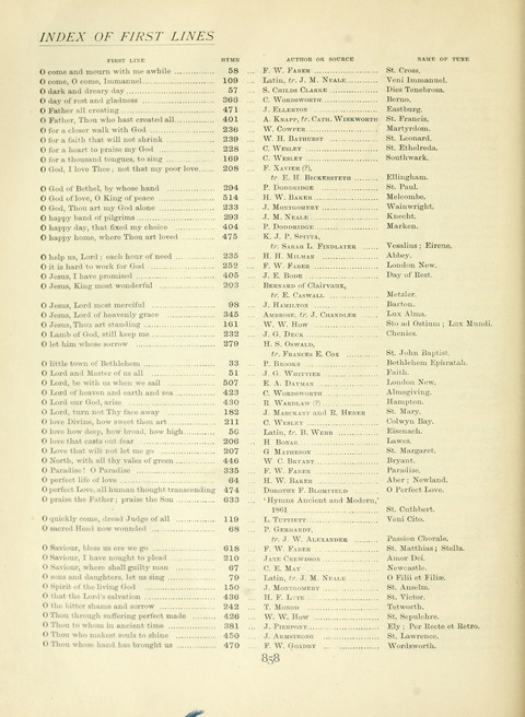 The Church Hymnary page 858