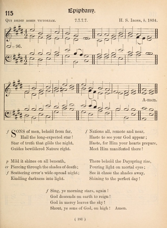 Church Hymns: with tunes (New ed.) page 181
