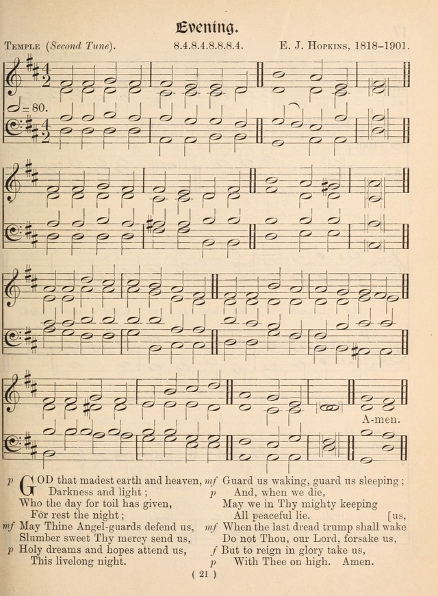 Church Hymns: with tunes (New ed.) page 21