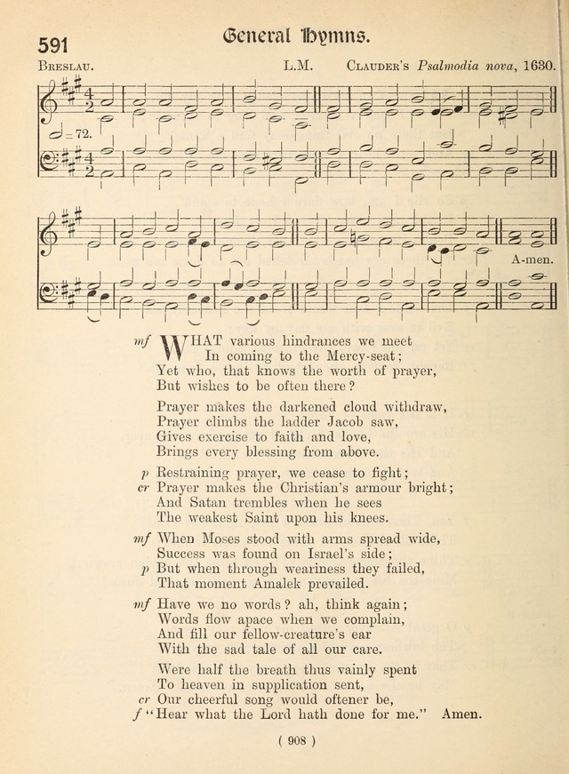 Church Hymns: with tunes (New ed.) page 908