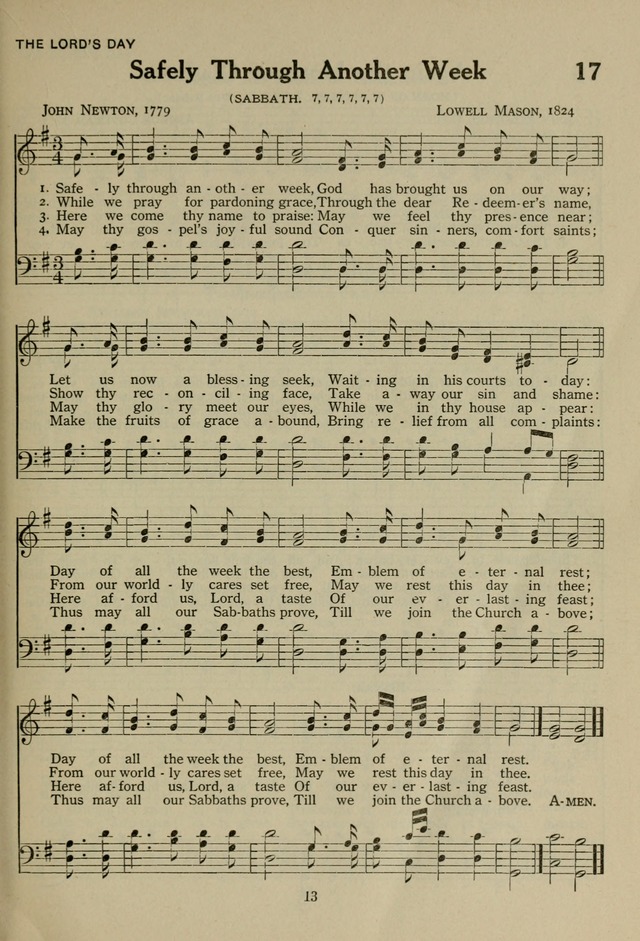 The Century Hymnal page 13