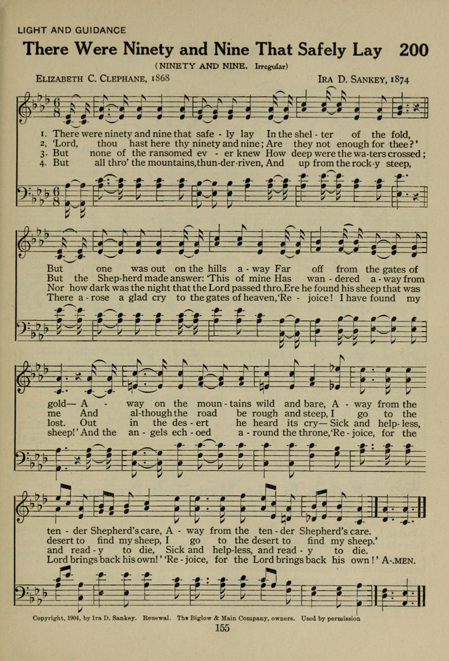 The Century Hymnal page 155