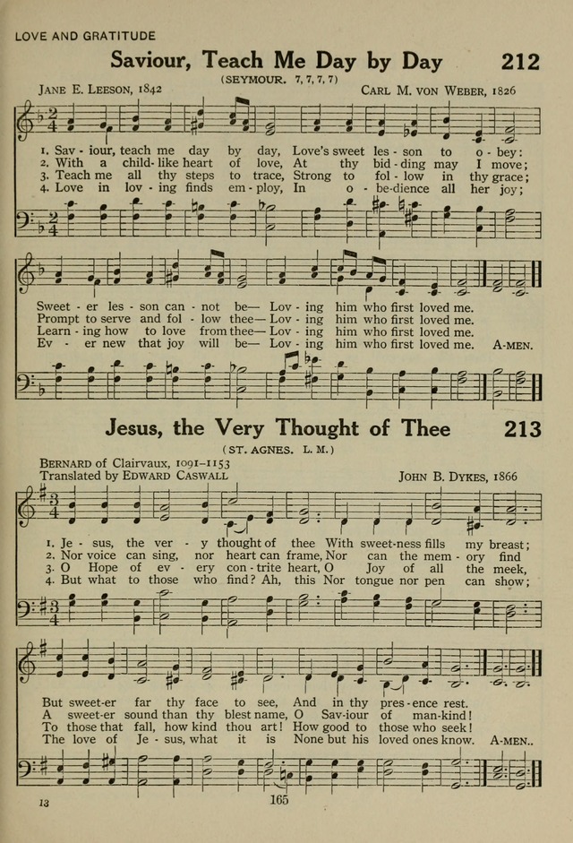 The Century Hymnal page 165