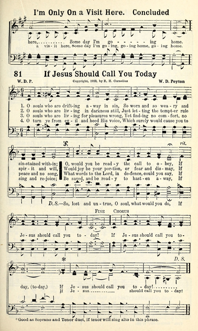 Calvary Hymns page 81