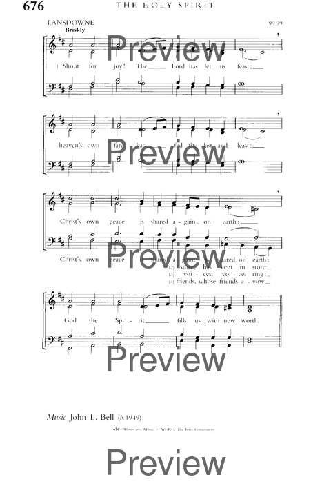 Church Hymnary (4th ed.) page 1252