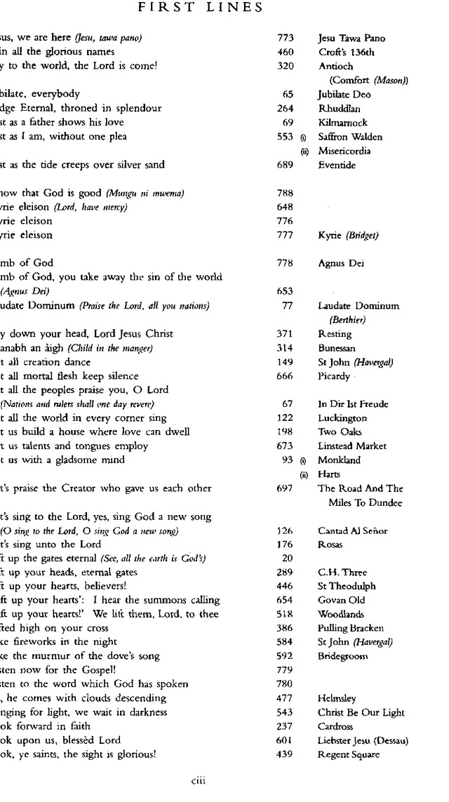 Church Hymnary (4th ed.) page 1543
