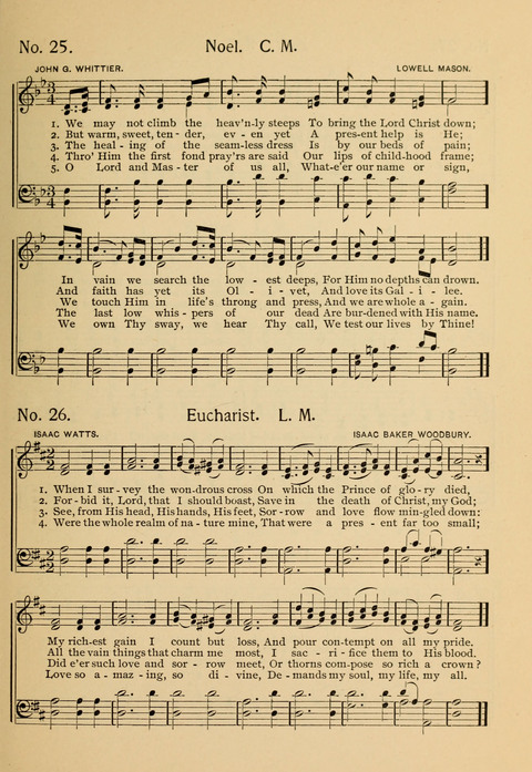 The Chapel Hymnal: hymns and songs (Fifth ed.) page 15