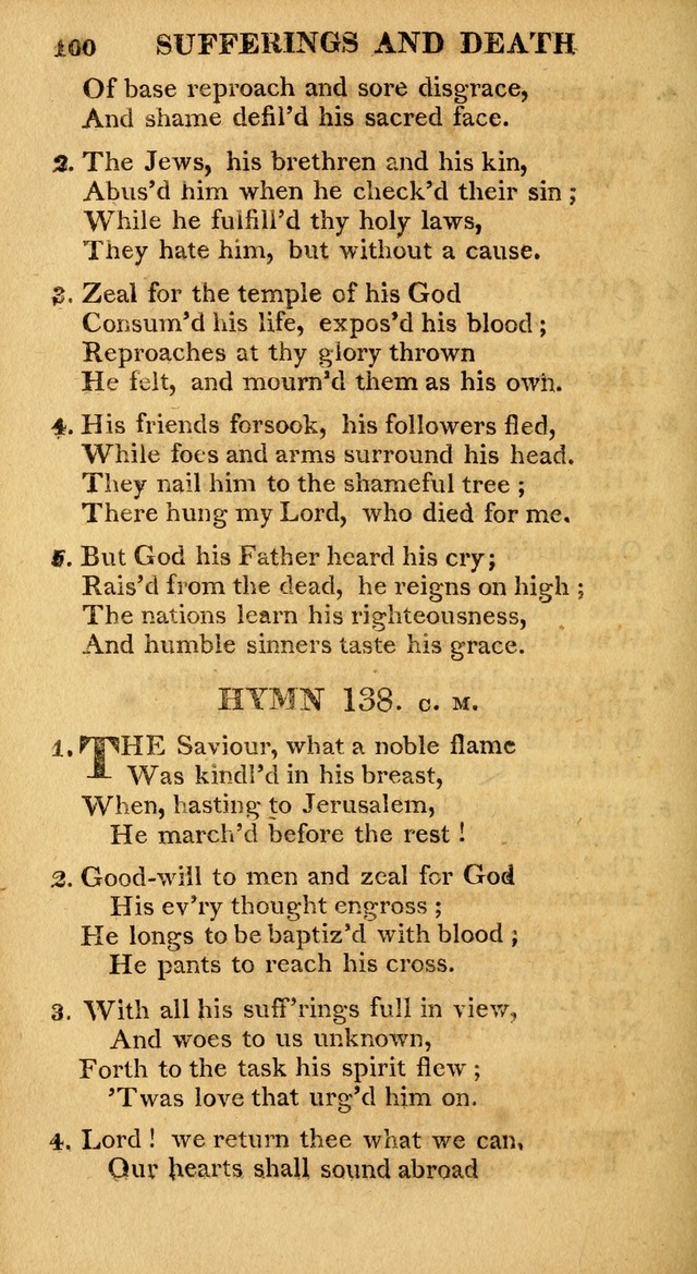 A Collection of Hymns and A Liturgy: for the use of Evangelical Lutheran Churches; to which are added prayers for families and individuals page 100