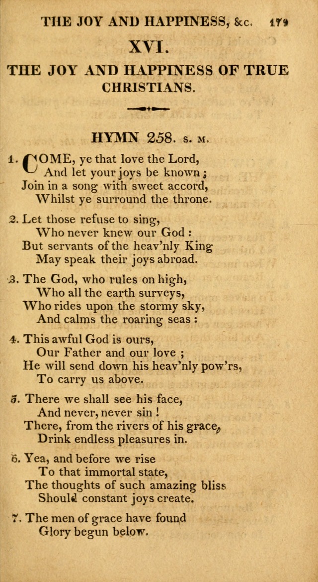 A Collection of Hymns and A Liturgy: for the use of Evangelical Lutheran Churches; to which are added prayers for families and individuals page 179