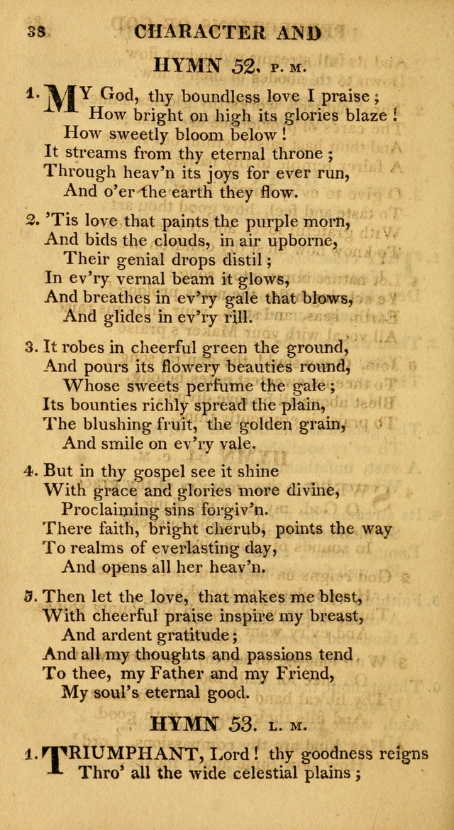 A Collection of Hymns and A Liturgy: for the use of Evangelical Lutheran Churches; to which are added prayers for families and individuals page 38