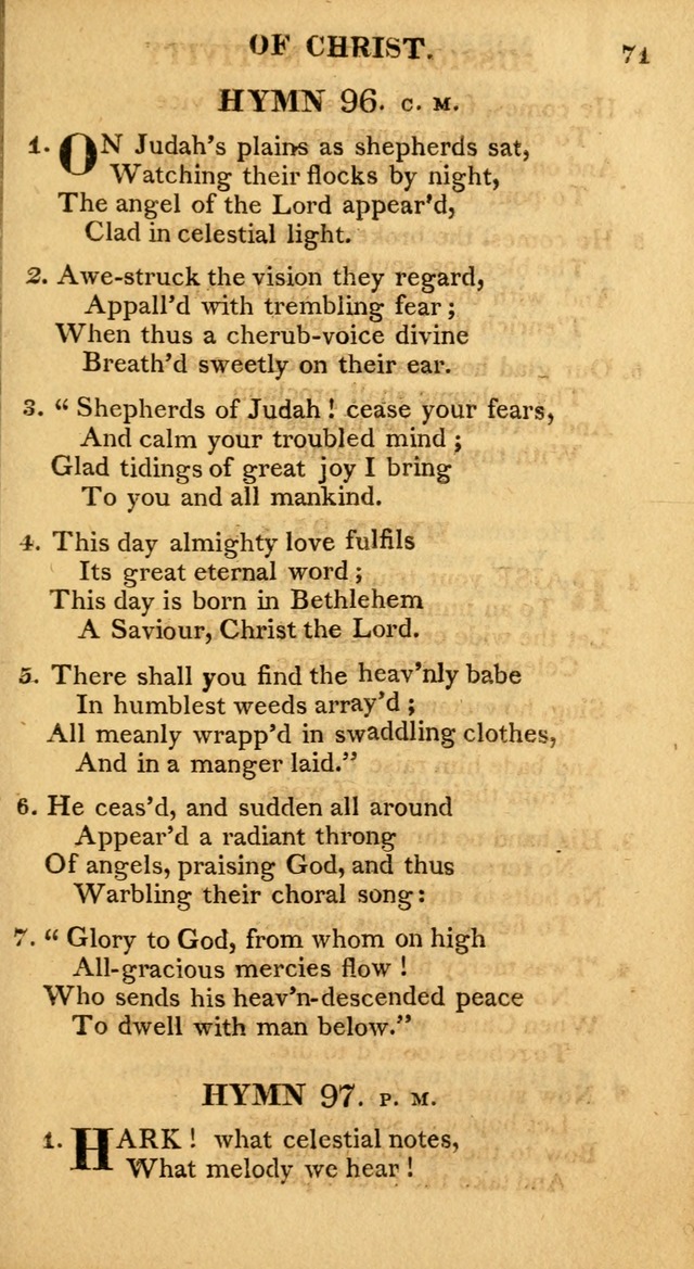 A Collection of Hymns and A Liturgy: for the use of Evangelical Lutheran Churches; to which are added prayers for families and individuals page 71