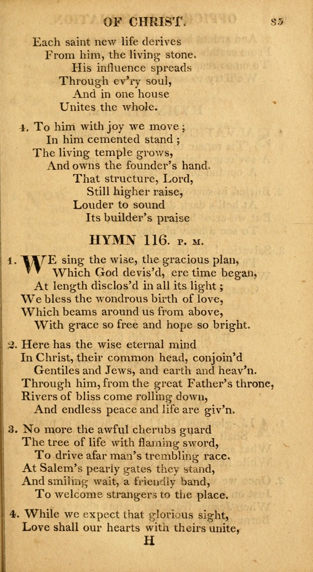 A Collection of Hymns and A Liturgy: for the use of Evangelical Lutheran Churches; to which are added prayers for families and individuals page 85