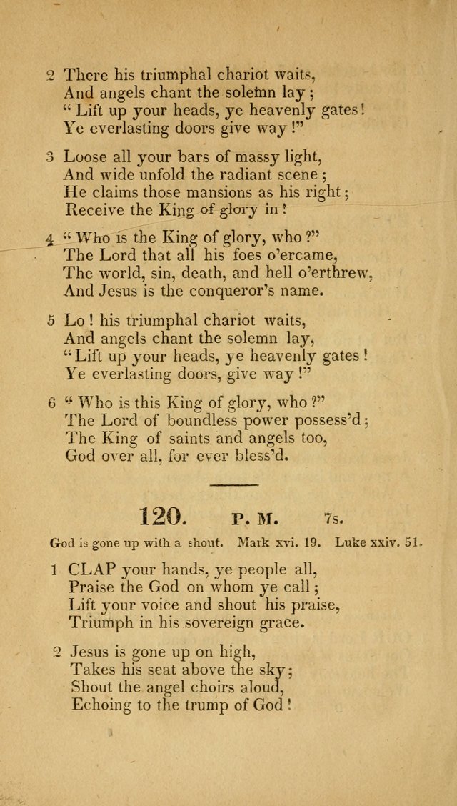 Christian Hymns: adapted to the worship of God our Saviour in public and private devotion, compiled from the most approved ancient and modern authors, for the Central Universalist Society... page 107