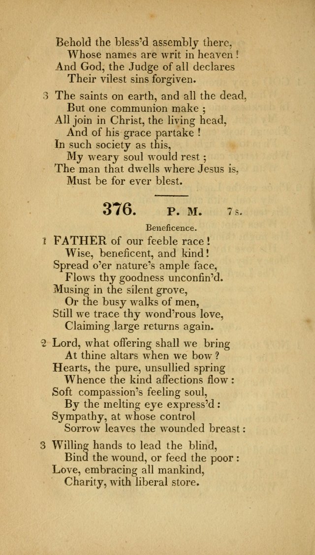 Christian Hymns: adapted to the worship of God our Saviour in public and private devotion, compiled from the most approved ancient and modern authors, for the Central Universalist Society... page 285