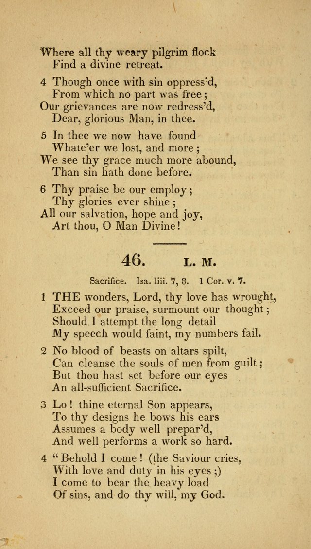 Christian Hymns: adapted to the worship of God our Saviour in public and private devotion, compiled from the most approved ancient and modern authors, for the Central Universalist Society... page 55