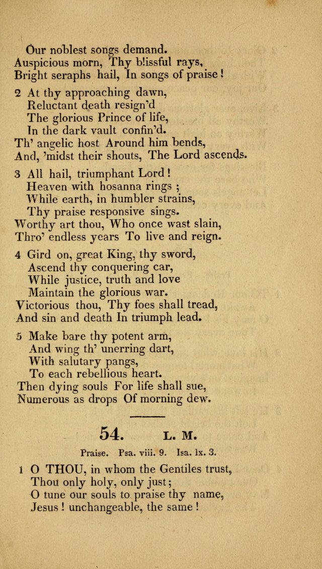 Christian Hymns: adapted to the worship of God our Saviour in public and private devotion, compiled from the most approved ancient and modern authors, for the Central Universalist Society... page 60