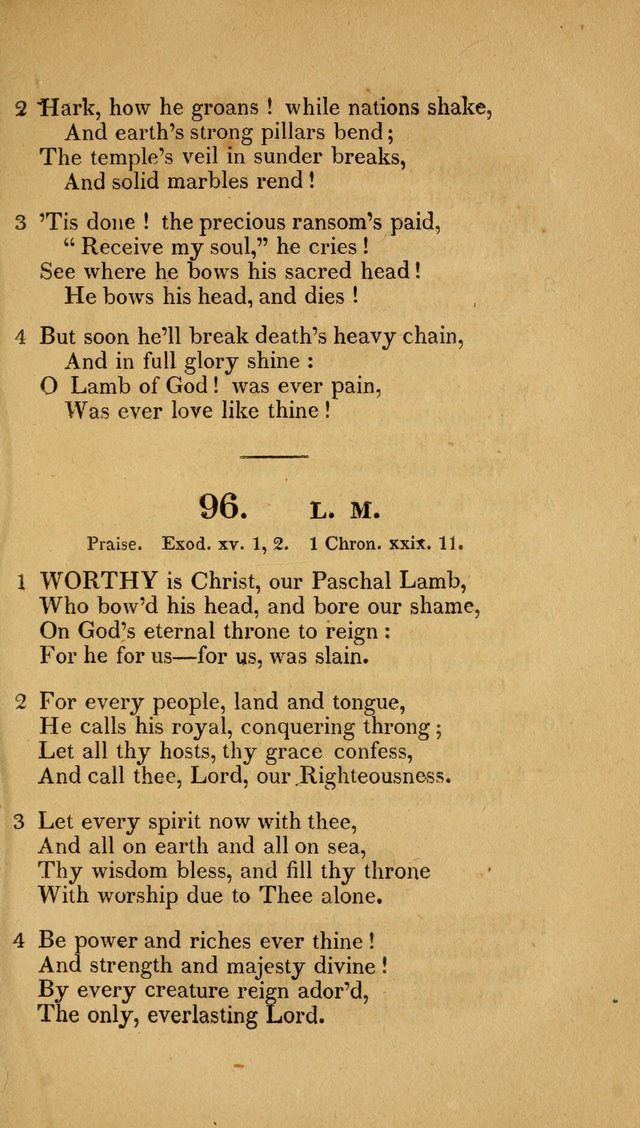 Christian Hymns: adapted to the worship of God our Saviour in public and private devotion, compiled from the most approved ancient and modern authors, for the Central Universalist Society... page 90