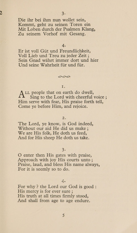 Conference Hymn Book: A selection of hymns drawn from Communio page 5