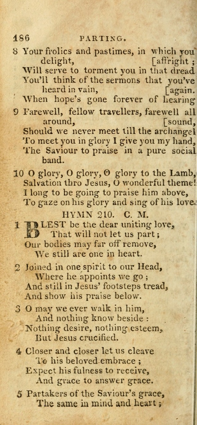 The Christian Hymn-Book (Corr. and Enl., 3rd. ed.) page 188
