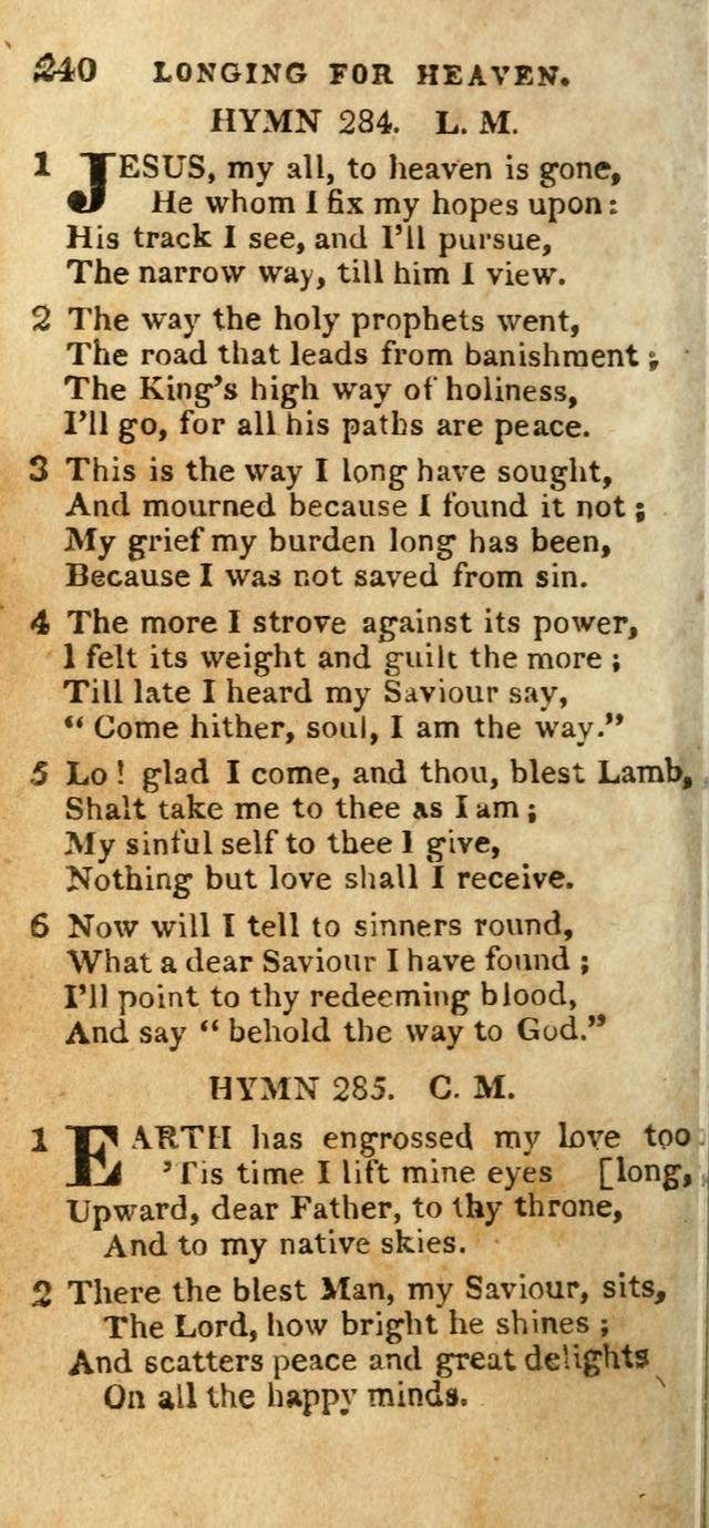 The Christian Hymn-Book (Corr. and Enl., 3rd. ed.) page 242