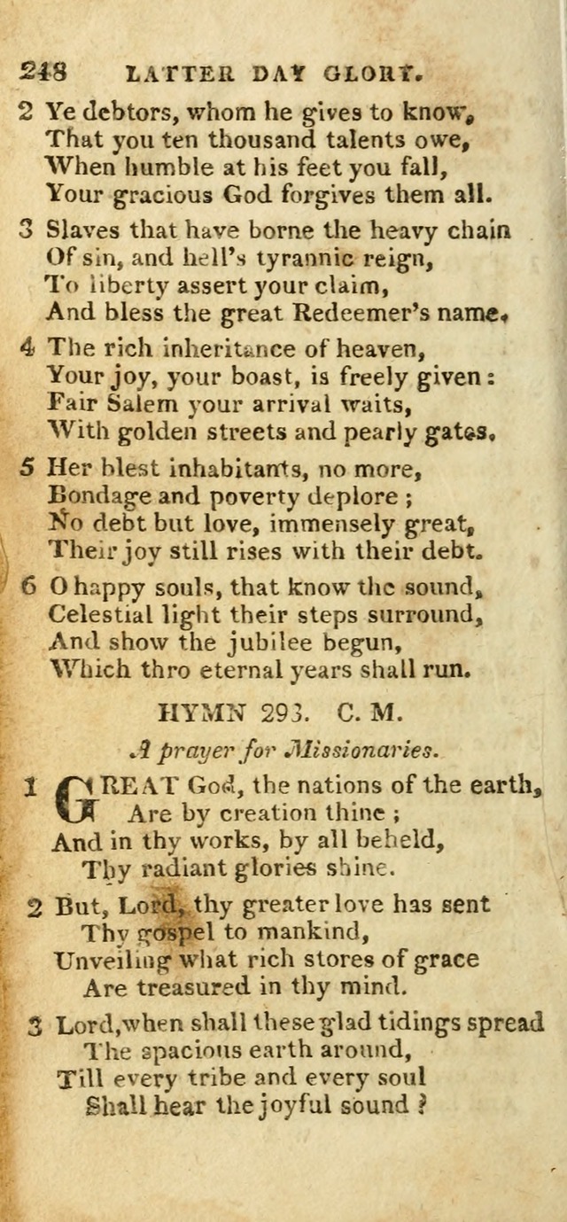The Christian Hymn-Book (Corr. and Enl., 3rd. ed.) page 250