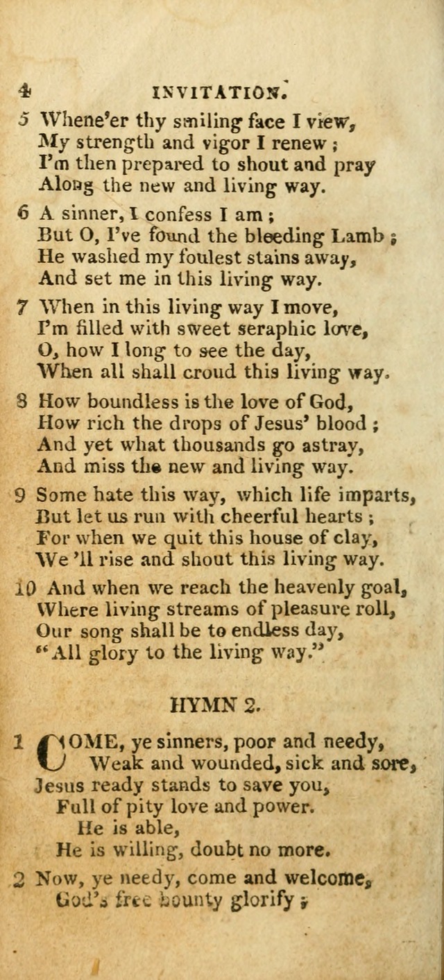 The Christian Hymn-Book (Corr. and Enl., 3rd. ed.) page 4
