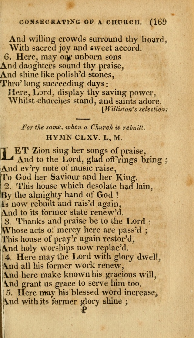 Church Hymn Book: consisting of newly composed hymns with the addition of hymns and psalms, from other authors, carefully adapted for the use of public worship, and many other occasions (1st ed.) page 188