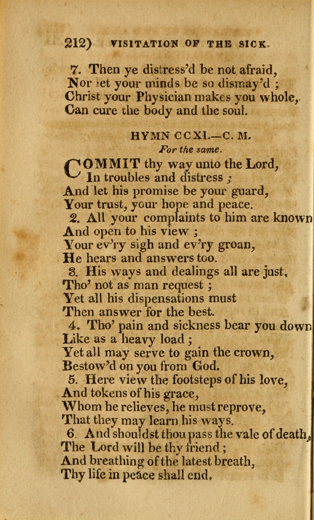 Church Hymn Book: consisting of newly composed hymns with the addition of hymns and psalms, from other authors, carefully adapted for the use of public worship, and many other occasions (1st ed.) page 231