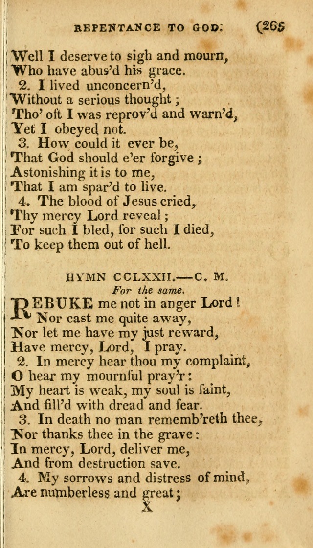 Church Hymn Book: consisting of newly composed hymns with the addition of hymns and psalms, from other authors, carefully adapted for the use of public worship, and many other occasions (1st ed.) page 284