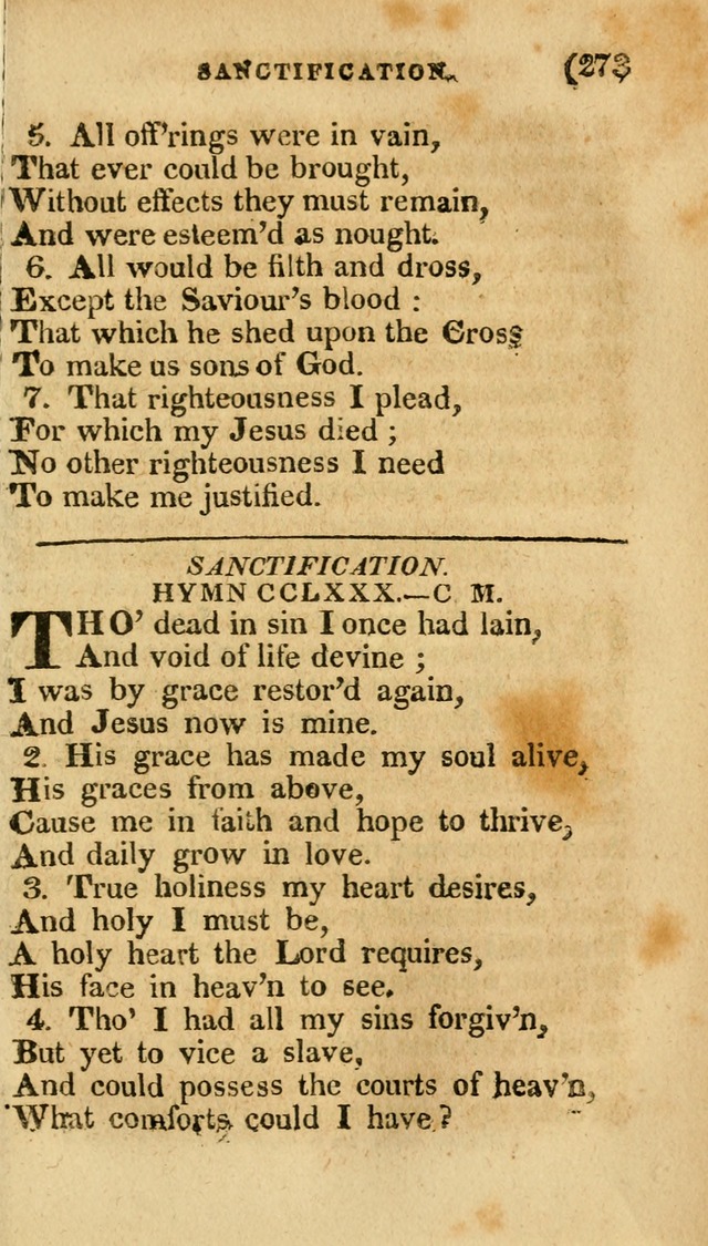 Church Hymn Book: consisting of newly composed hymns with the addition of hymns and psalms, from other authors, carefully adapted for the use of public worship, and many other occasions (1st ed.) page 292