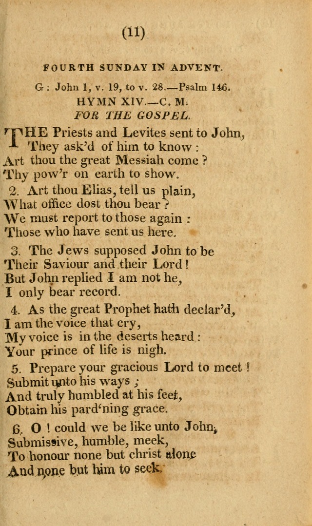 Church Hymn Book: consisting of newly composed hymns with the addition of hymns and psalms, from other authors, carefully adapted for the use of public worship, and many other occasions (1st ed.) page 30