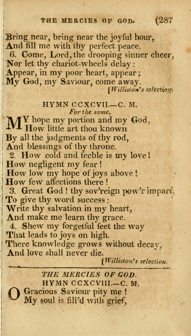 Church Hymn Book: consisting of newly composed hymns with the addition of hymns and psalms, from other authors, carefully adapted for the use of public worship, and many other occasions (1st ed.) page 306
