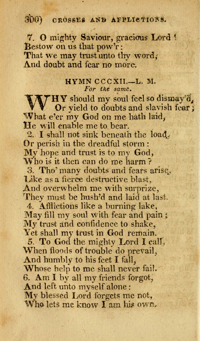 Church Hymn Book: consisting of newly composed hymns with the addition of hymns and psalms, from other authors, carefully adapted for the use of public worship, and many other occasions (1st ed.) page 319