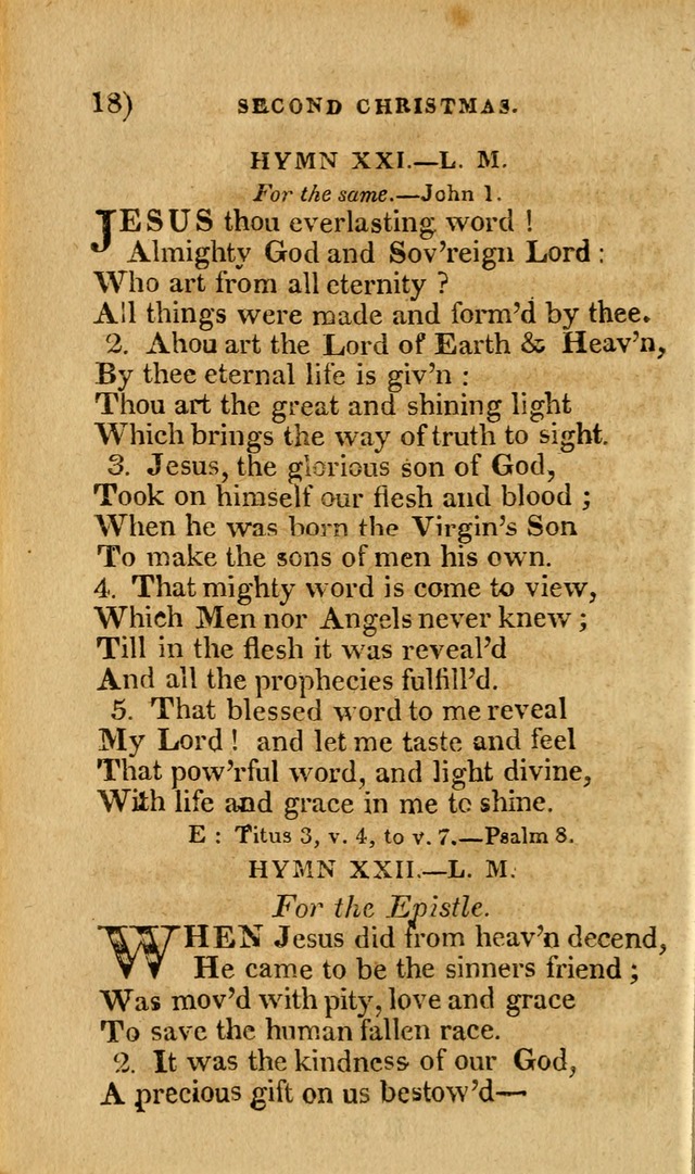 Church Hymn Book: consisting of newly composed hymns with the addition of hymns and psalms, from other authors, carefully adapted for the use of public worship, and many other occasions (1st ed.) page 37
