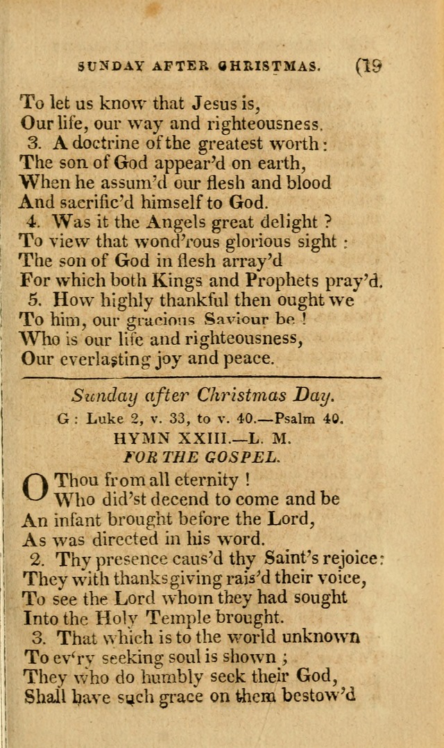Church Hymn Book: consisting of newly composed hymns with the addition of hymns and psalms, from other authors, carefully adapted for the use of public worship, and many other occasions (1st ed.) page 38