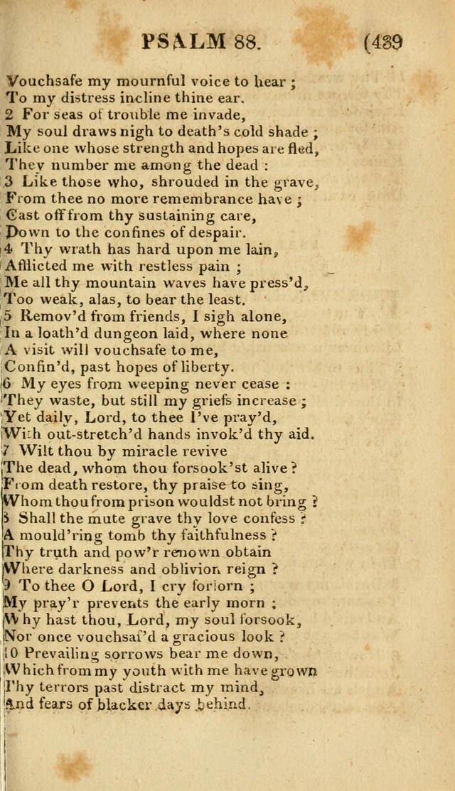 Church Hymn Book: consisting of newly composed hymns with the addition of hymns and psalms, from other authors, carefully adapted for the use of public worship, and many other occasions (1st ed.) page 458