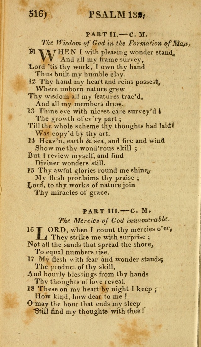 Church Hymn Book: consisting of newly composed hymns with the addition of hymns and psalms, from other authors, carefully adapted for the use of public worship, and many other occasions (1st ed.) page 535