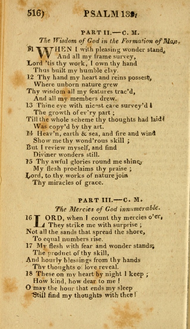 Church Hymn Book: consisting of newly composed hymns with the addition of hymns and psalms, from other authors, carefully adapted for the use of public worship, and many other occasions (1st ed.) page 535