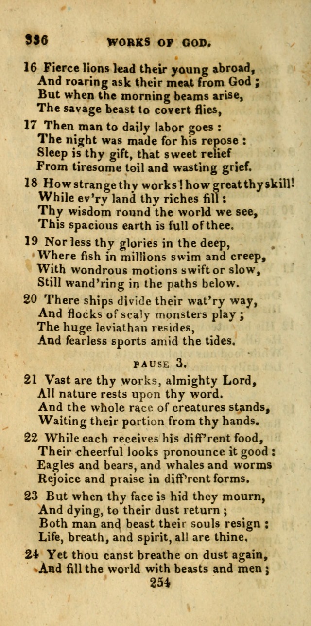 Church Hymn Book; consisting of hymns and psalms, original and selected. adapted to public worship and many other occasions. 2nd ed. page 252