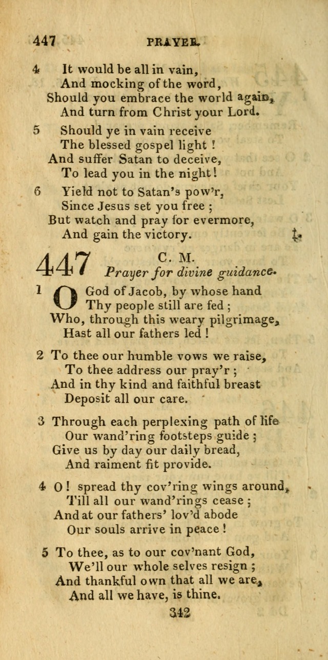 Church Hymn Book; consisting of hymns and psalms, original and selected. adapted to public worship and many other occasions. 2nd ed. page 340
